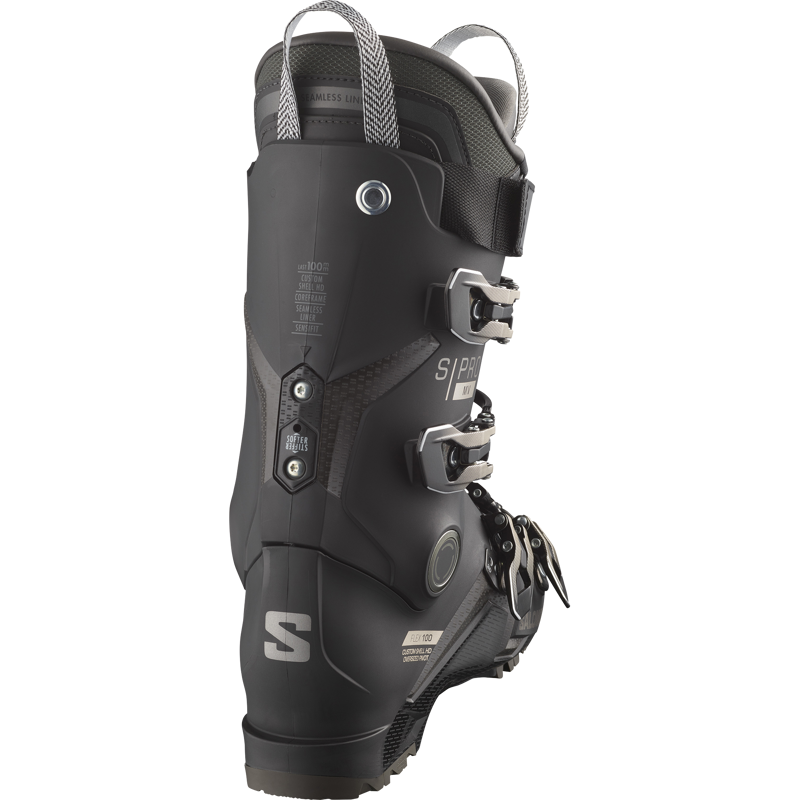 Salomon S Pro 100 MV Grip Walk Mens Ski Boots - Black-1